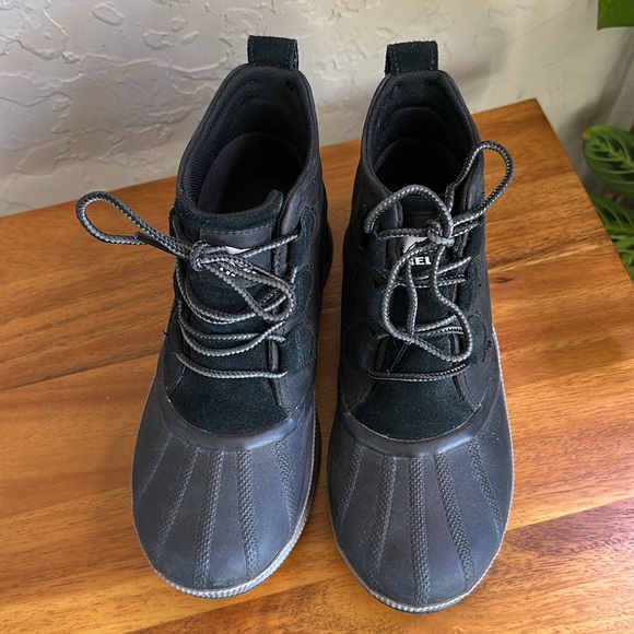 SOREL Out N About III Duck Boot Black High-Top‎ size 8 - Picture 3 of 5